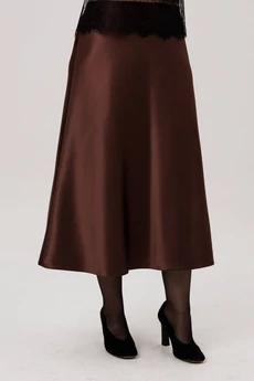 Юбка 1808 горький шоколад Anelli
