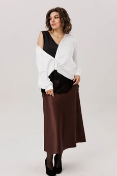 Юбка 1808 горький шоколад Anelli