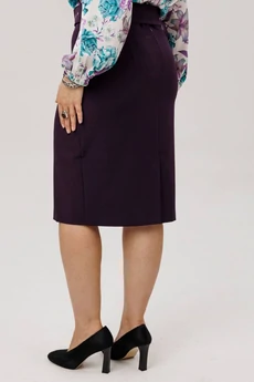 Юбка 1809 сливовый карандаш Anelli