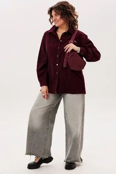 Рубашка 1819 вишня Anelli