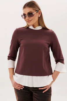 Джемпер 1824 махагон Anelli