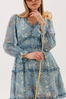 Платье 1830 аквамарина Anelli