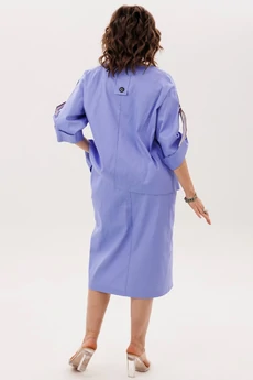 Костюм с юбкой 1831 джасаранский фиолетовый Anelli