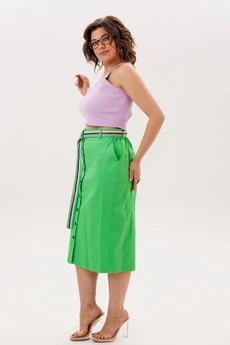 Костюм с юбкой 1831 летний зеленый Anelli