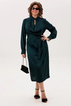 Платье 1832 глубоководный зеленый Anelli