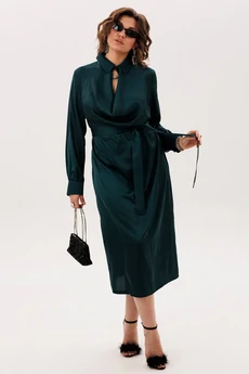 Платье 1832 глубоководный зеленый Anelli