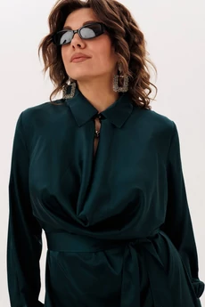 Платье 1832 глубоководный зеленый Anelli