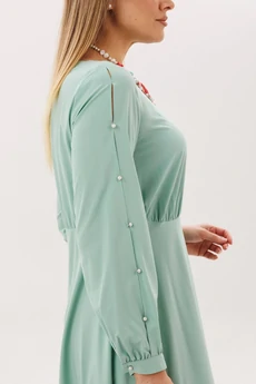 Платье 1836 дымчатый нефрит Anelli