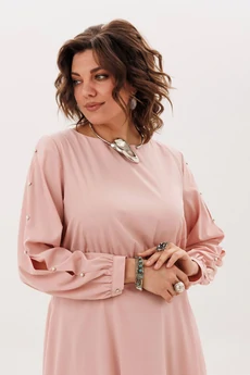 Платье 1836 дымчатая роза  Anelli