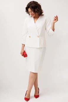 Костюм с юбкой 1844 лебедь Anelli