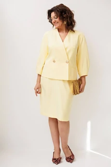 Костюм с юбкой 1844 иволга Anelli