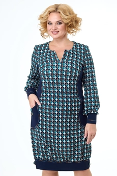 Платье 187 бирюза Anelli