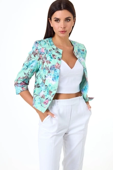 Жакет 230 бирюзовые тона Anelli