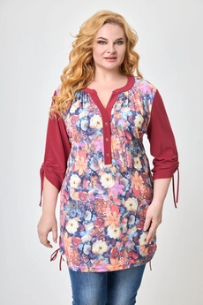 Туника 434 королевский бордо Anelli