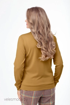 Джемпер 560 горчица Anelli