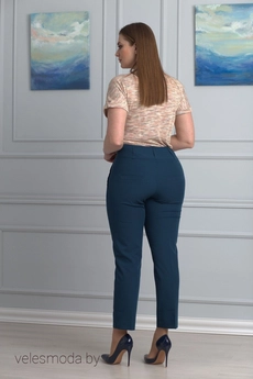 Брюки 228 темная бирюза Anelli