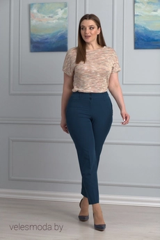 Брюки 228 темная бирюза Anelli