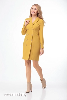 Платье 740 горчица Anelli