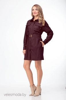 Платье 800 бордо Anelli