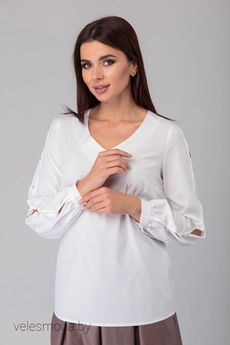 Блузка 826 белый Anelli