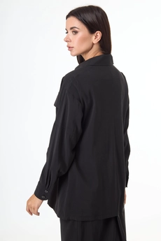 Костюм с юбкой 874 черный Anelli
