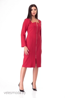 Платье 891 красный Anelli