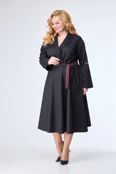 Платье 985 черный + змея Anelli