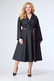 Платье 985 черный + змея Anelli