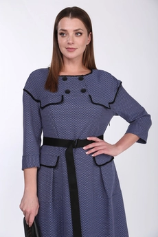 Платье 341 синий Anna Majewska
