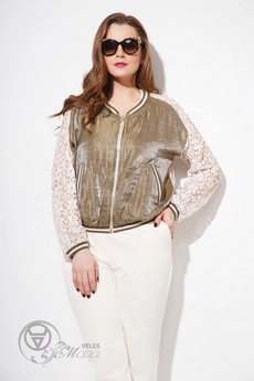 Бомбер 1105 беж Anna Majewska