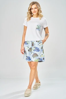 Костюм домашний с шортами 1551 Anna Majewska