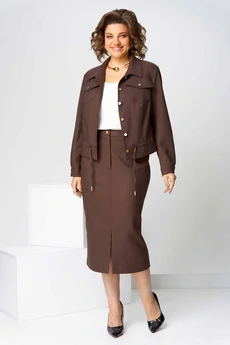 Костюм с юбкой 1507-1 Асолия