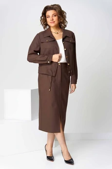 Костюм с юбкой 1507-1 Асолия