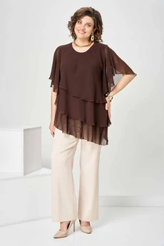 Туника 4100 коричневый Асолия
