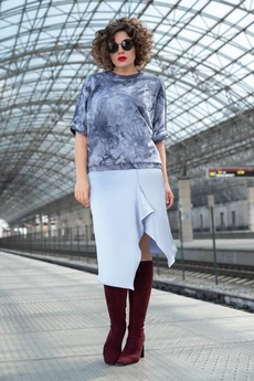 Юбка 1184 голубая Avanti