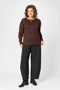 Джемпер 08378 коричневый BLISS