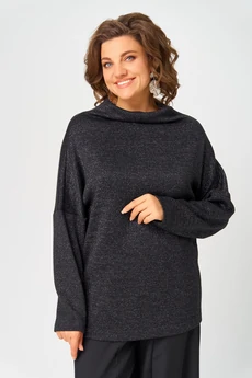 Джемпер 0858 черный BLISS