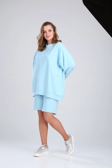 Костюм с шортами 2029 голубой BLISS