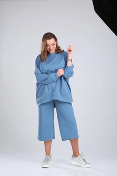 Костюм с шортами 2650 стальной синий BLISS