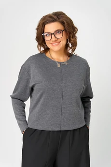 Джемпер 4234 серый BLISS