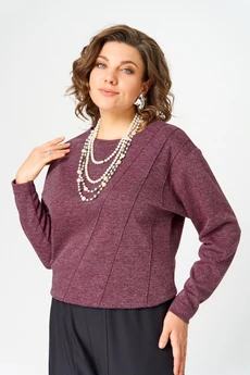 Джемпер 4235 бордовый BLISS