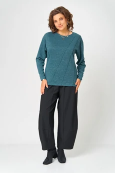 Джемпер 4235 изумрудный BLISS