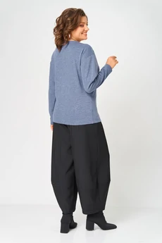 Джемпер 4235 стальной синий BLISS