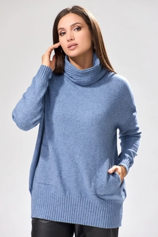 Джемпер 8108 стальной синий BLISS