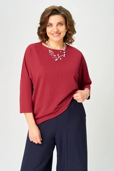 Джемпер 9408 красный BLISS