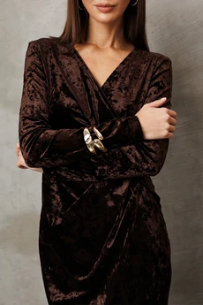 Платье 3183 коричневый BUTER