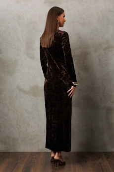 Платье 3183 коричневый BUTER