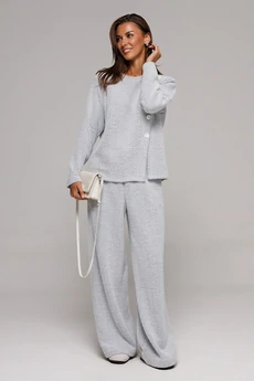 Костюм брючный 3194 серый меланж BUTER