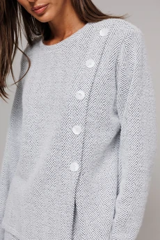 Костюм брючный 3194 серый меланж BUTER