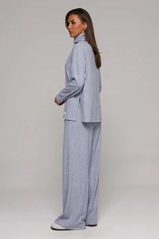 Костюм брючный 3202 голубой BUTER